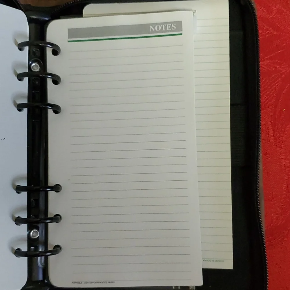 Leather Project Binder and Expanding file.